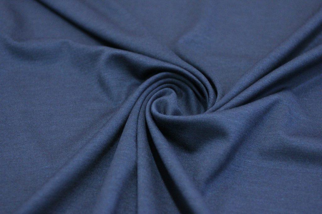Ткань джерси цвет темно-синий
